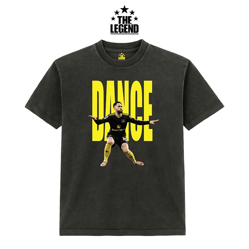 เสื้อยืดลาย Matheus Cunha Dance ซุปเปอร์สตาร์ตำนานนักเตะ ผ้าโคตรเทพ ใส่สบาย ไม่ร้อน ไม่ยับ   ไม่ย้วย ทรงสวย