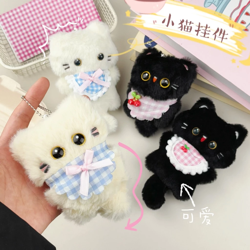 ของติดกุญแจรูปแมวน้อยสิงคโปร์ ตาโต น่ารัก ตุ๊กตาหมวกผ้า plush น่ารัก
