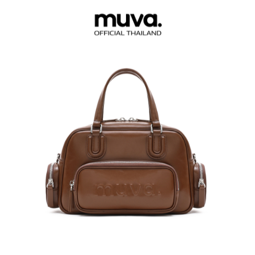 MUVA กระเป๋าหนัง กระเป๋าเป้ กระเป๋าสะพาย หนังแท้ รุ่น TRUMPET BACKPACK-MU1020