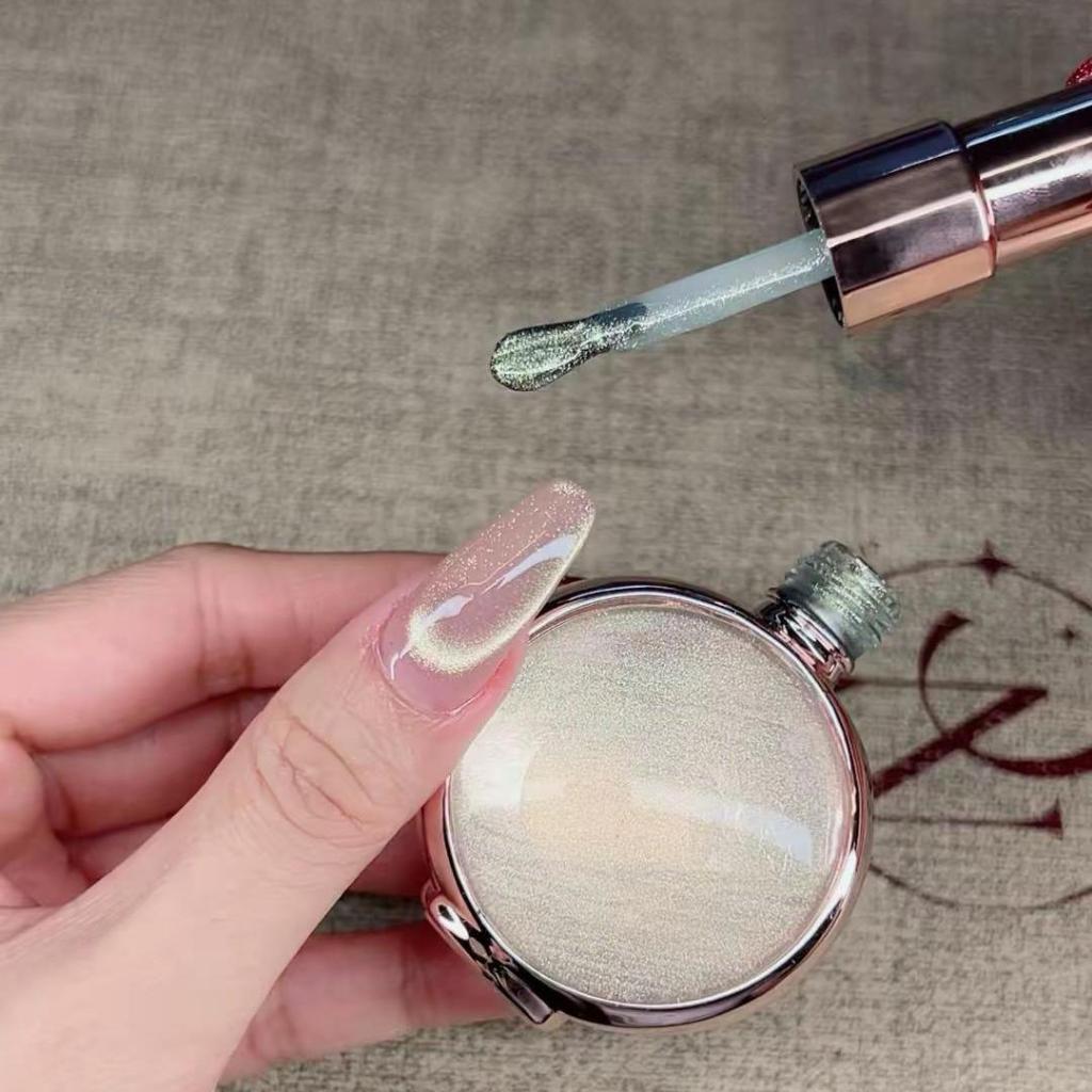 Ivory Cateye Summer girl ( SA8-2 ) ลูกแก้วแชมเปญทาทับ ราคาต่อขวด ราคาต่อขวดนะคะ สีเจลต้องอบ ทําเล็บ