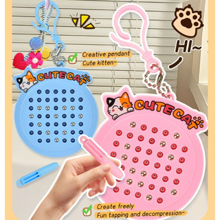 พวงกุญแจ กระดานวาดรูปแม่เหล็ก ลายแมว/คาปิบาร่าสุดคิ้วท์! ของ…