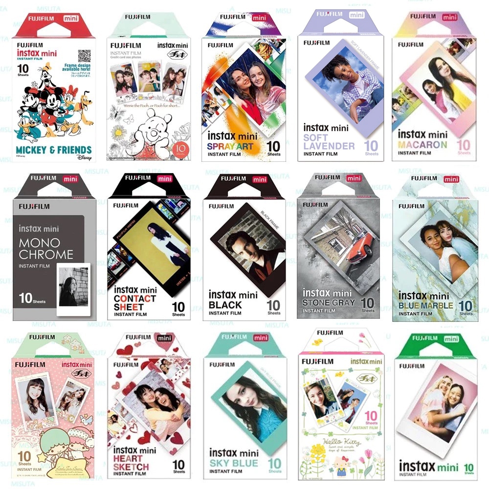 ฟิล์ม ขนาดเล็ก สําหรับ Fujifilm Instax Mini 7+ 8 9 11 12 40 99 Fuji instant Liplay Link 2 EVO