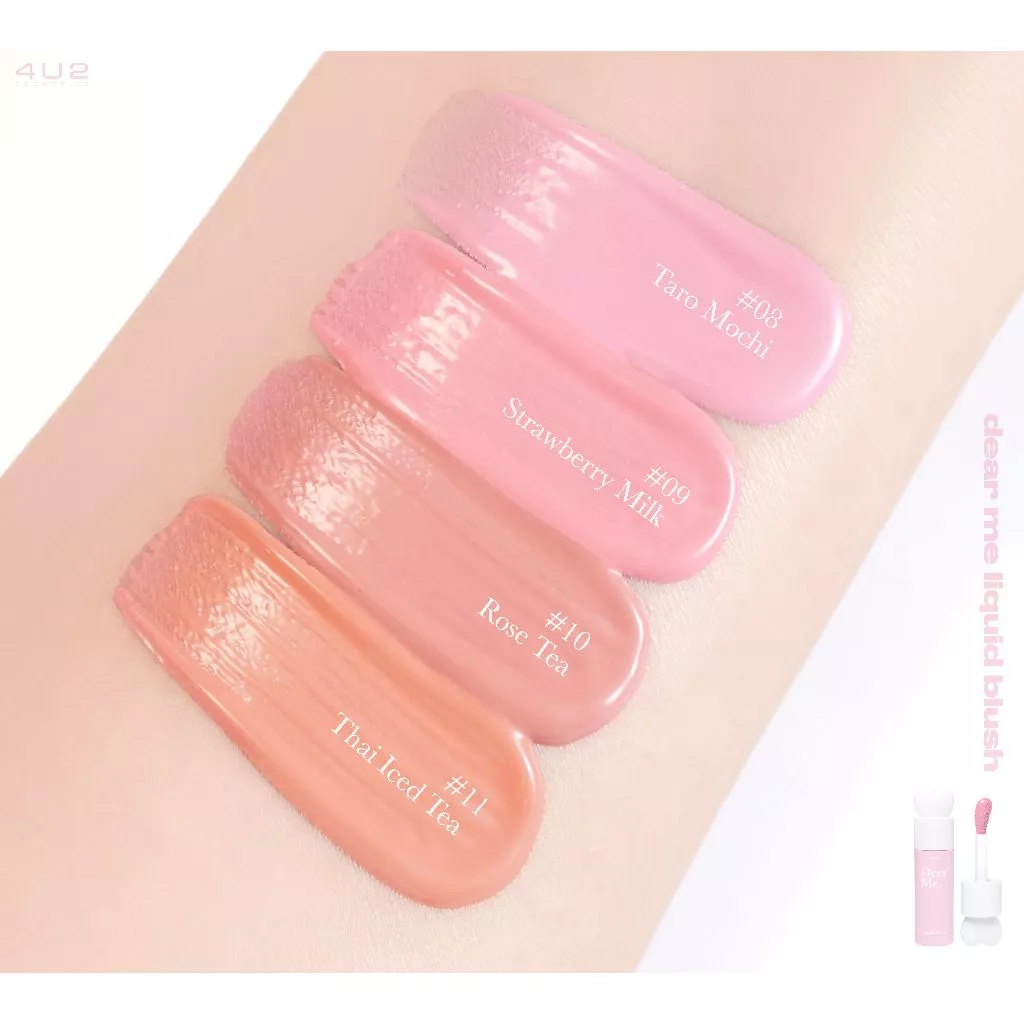 4U2 Milky Collection บลัชออนหูกระต่าย โทนสีนม Limited Edition thumbnail 5