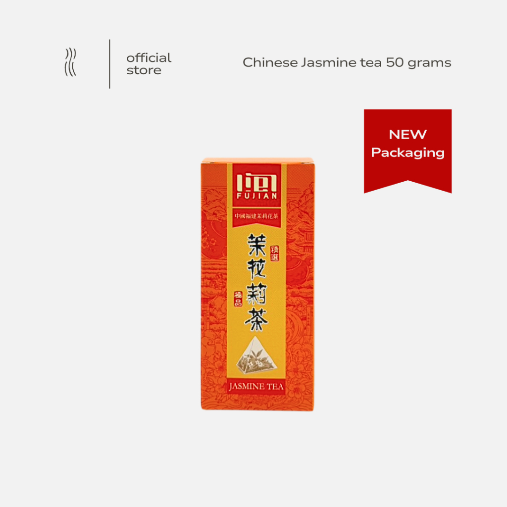 FUJIAN | Jasmine Tea | 10 pyramids (50 g) | ชามะลิ เกรดพรีเมียม