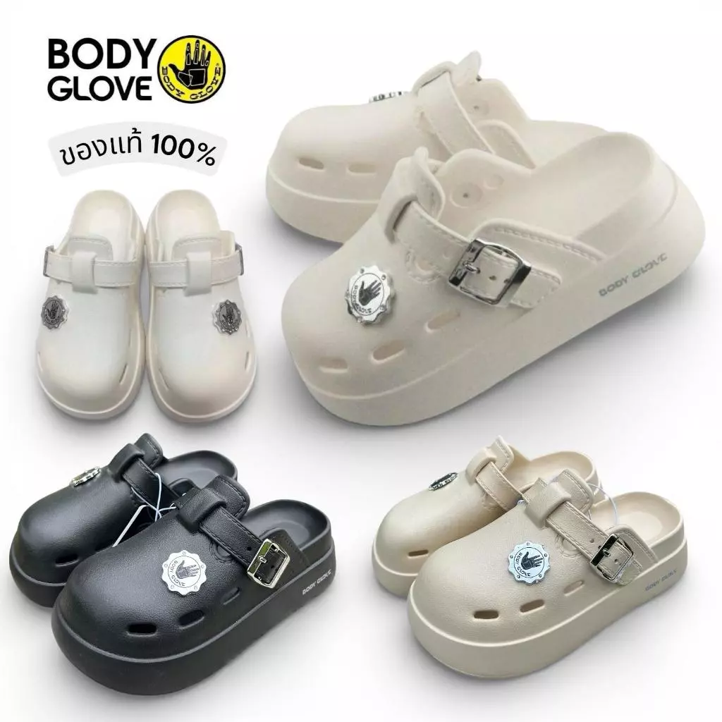 BODY GLOVE-45 รองเท้าแตะผู้หญิงหัวโต BDG-BGL218 บอดี้โกลฟ ของแท้ เบา น่ม ใส่สบาย