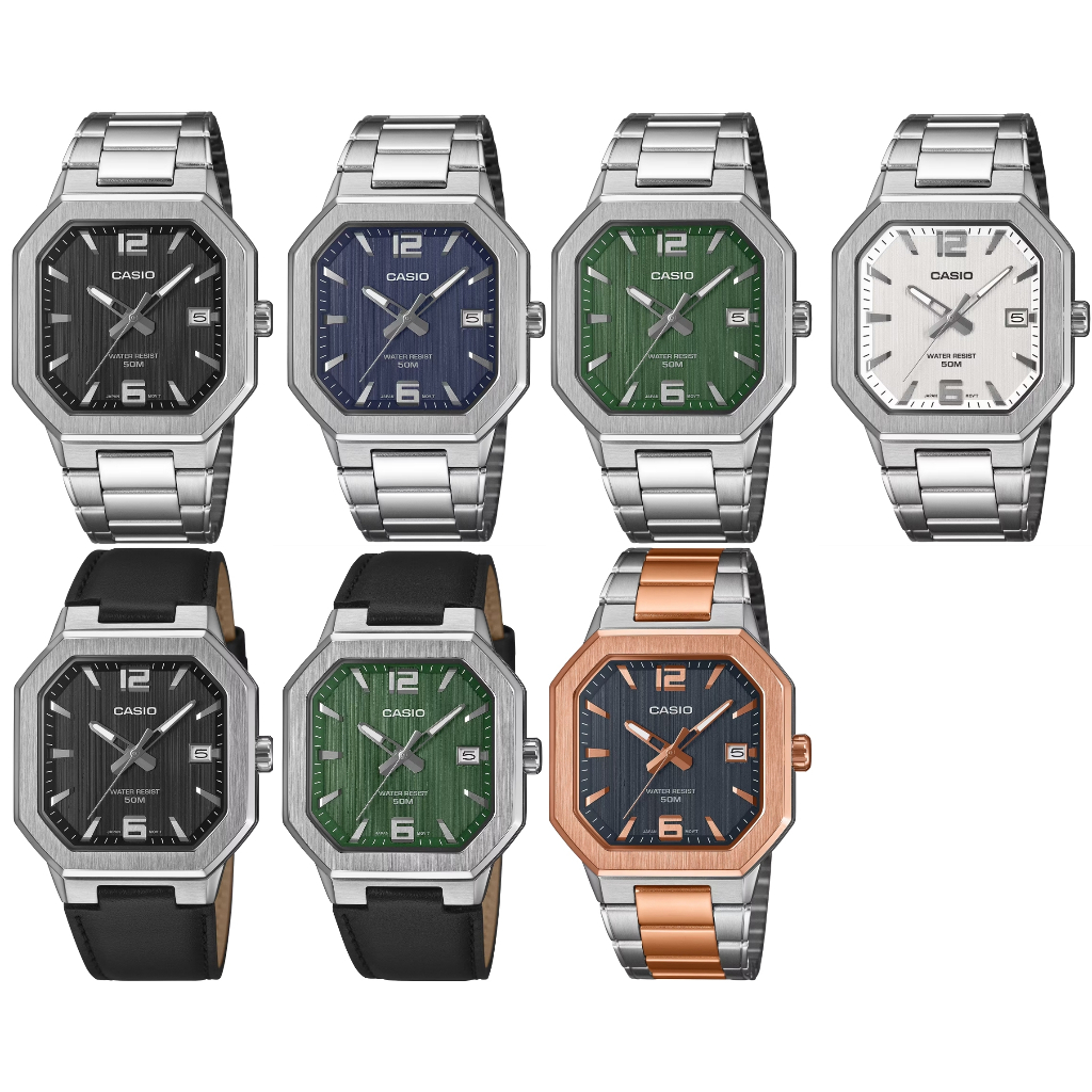 new CASIO MTP-B195 MTP-B195D   38 mm  Boy  size ประกันศูนย์ไทย 1  ปี