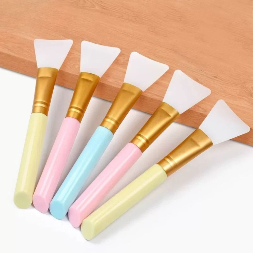 MAKEUP-SPATULA🍄แปรงเกลี่ยครีม แปรงมาส์กหน้า แปรงซิลิโคนเจล แปรงแต่งหน้า ซิลิโคนอ่อนนุ่ม ยืดหยุ่น ทาครีมได้ทั่วถึง🍄