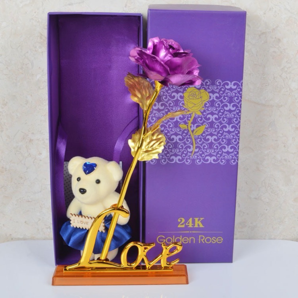 ดอกไม้ทอง24k พร้อมส่งในไทย - รูปที่ 5