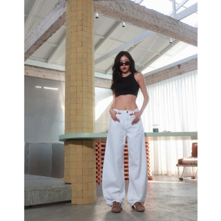 ยีนส์ Nammon Jeans BA06-BA08 กางเกงยีนส์ทรงบาเรลใหญ่กระบอกโค…