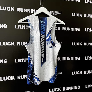 เสื้อวิ่งพิมพ์ลาย LRN เสื้อวิ่ง เนื้อผ้า Super Air Flow สำหรับวิ่งมาราธอน ออกำลังกาย (SF23)