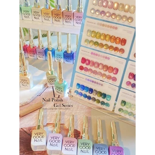 พร้อมส่ง bubgirXvery good 60 สี(ชาร์จสีอยู่ใต้ขวดสี) สีเจลแคทอายเนื้อซาติน สีลูกแก้ว ฟรีชาร์ทสี