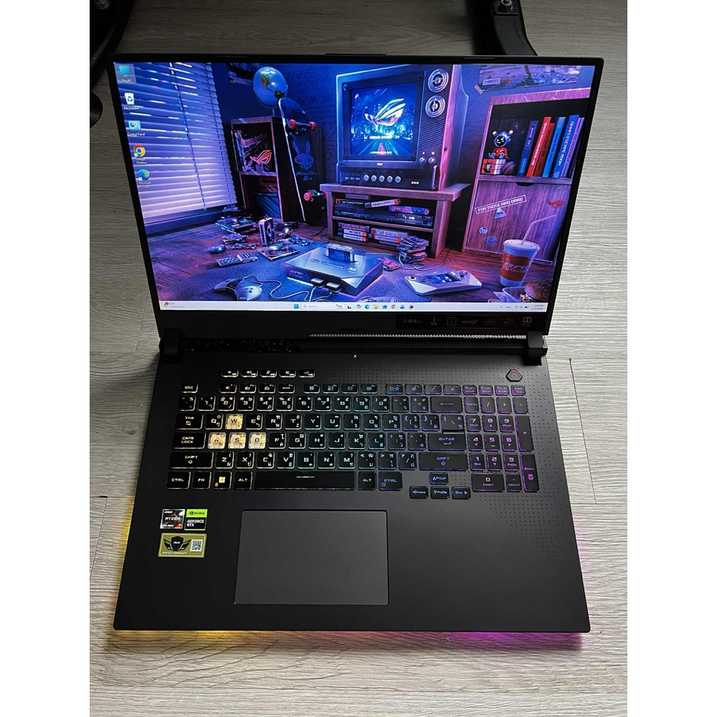 โน๊ตบุ๊คมือสอง เกมมิ่ง ASUS ROG G713RC Ryzen 7 6800HS