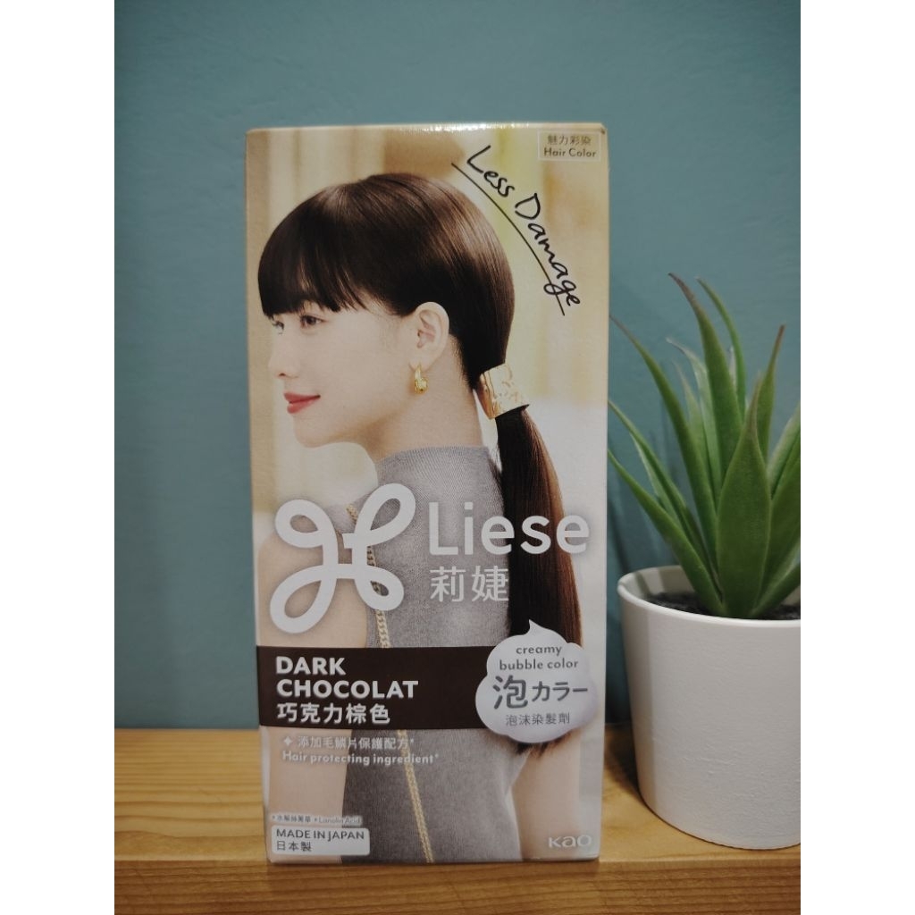 Liese ลิเซ่ โฟมครีมเปลี่ยนสีผม สี Dark Chocola