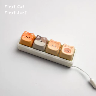 คีย์บอร์ดแมว ASMR เลือกลายได้ 🐱 ของเล่นคลายเครียด เสียงกดเพลิน ของแต่งโต๊ะน่ารัก Cat Keyboard Cute Desk Setup