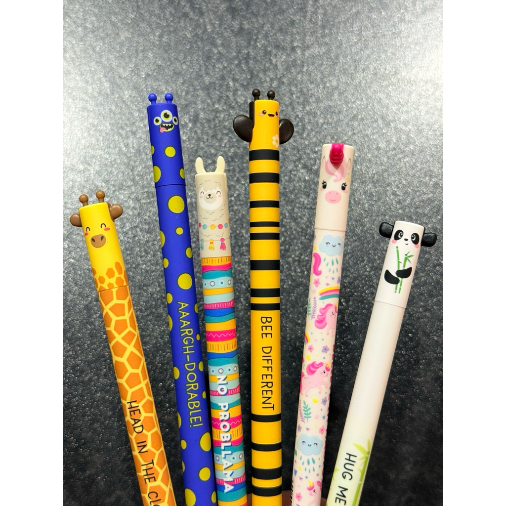 LEGAMI Milano Stationery I - ErasablePen-GelPen-SqueezyPen-Eraser-Pencil Case