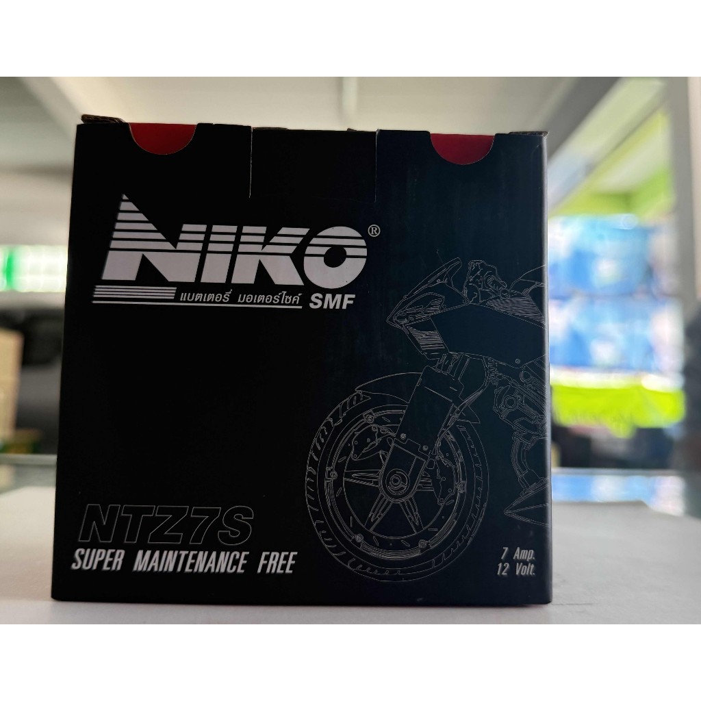 niko battery แบตเตอร์รี่สำหรับรถมอเตอร์ไซค์