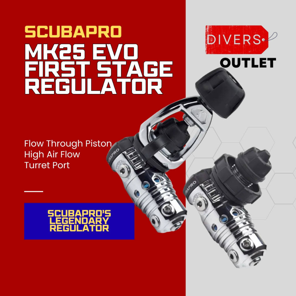 Scubapro MK25 Evo 1st Stage Regulator อุปกรณ์หายใจสำหรับดำน้ำ