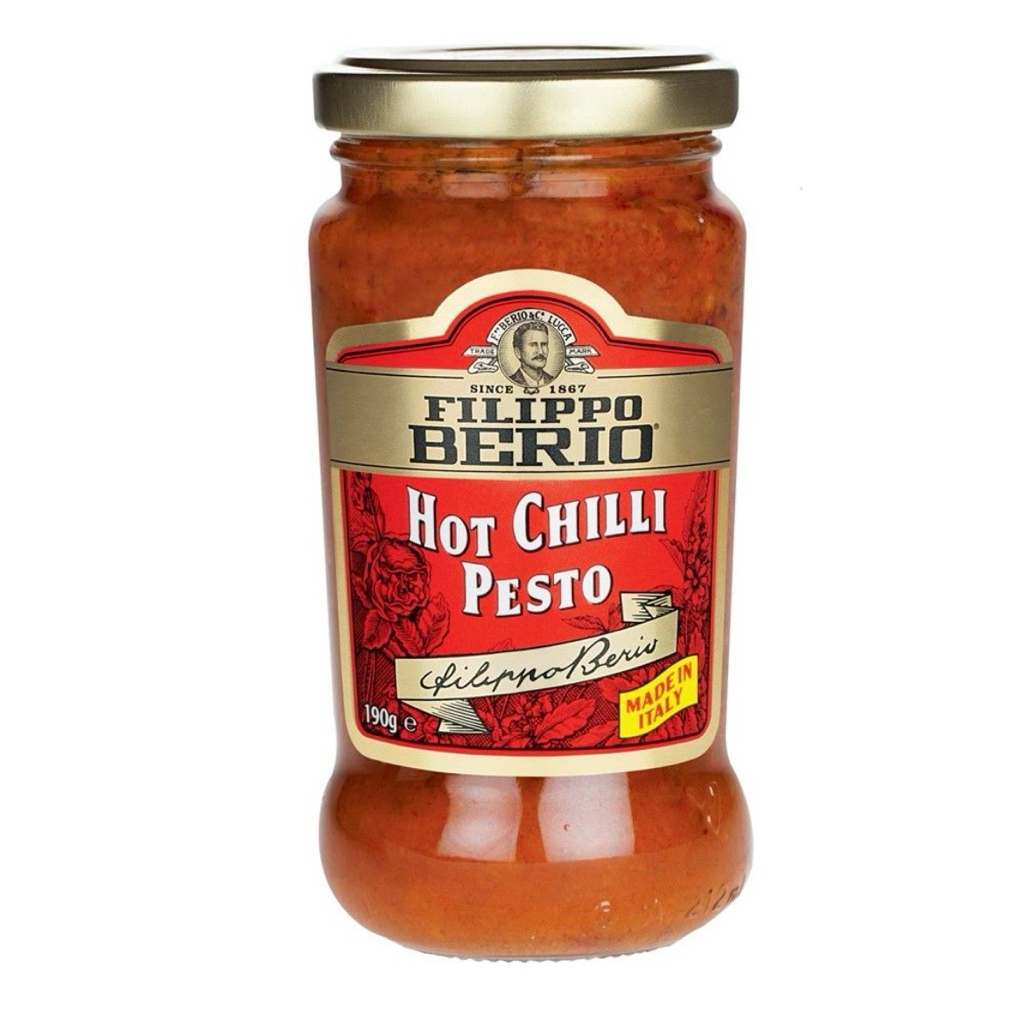 Filippo Berio Hot Chili Pesto/Classic Pesto/Sun Dried Tomato Pesto/Truffle Pesto 190g ซอสเพสโต้