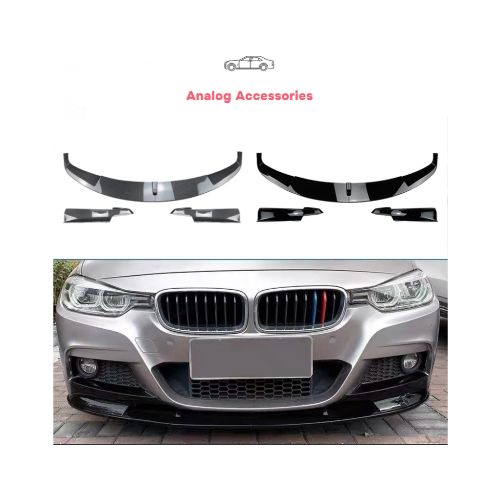 ลิ้นหน้า BMW F30 / F31 [2013-2019] กันชนหน้า การติดตั้งแบบไม่สูญเสีย ประกอบง่าย จัดส่งจากกรุงเทพ