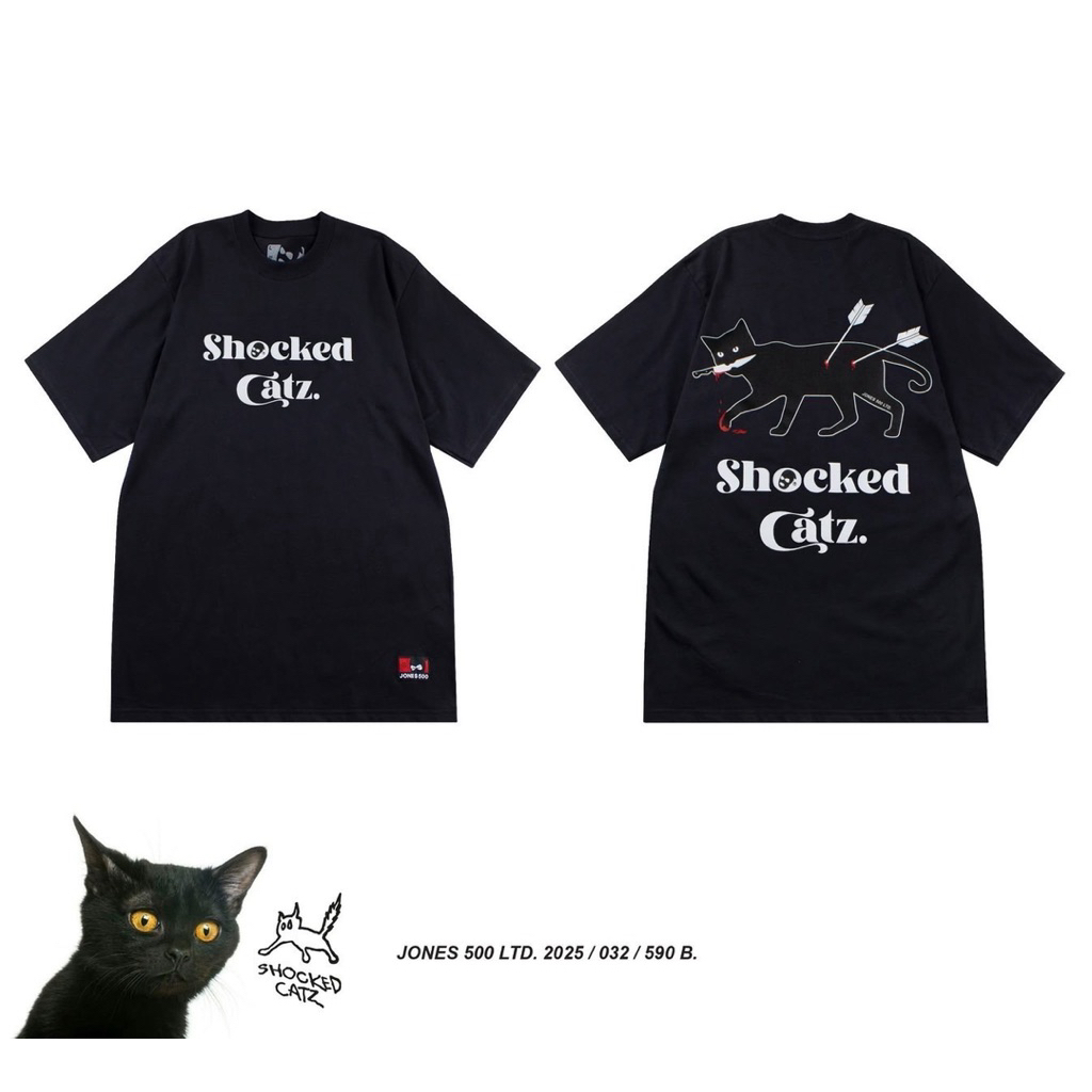030-035 / 2025 : SHOCKED CATZ X JONES 500 / T-Shirt 590 รูปที่ 2
