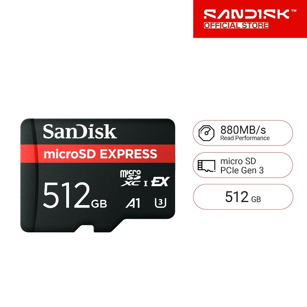 SanDisk microSD Express Card 512GB (SDSQXFN-512G-GN4NN)
