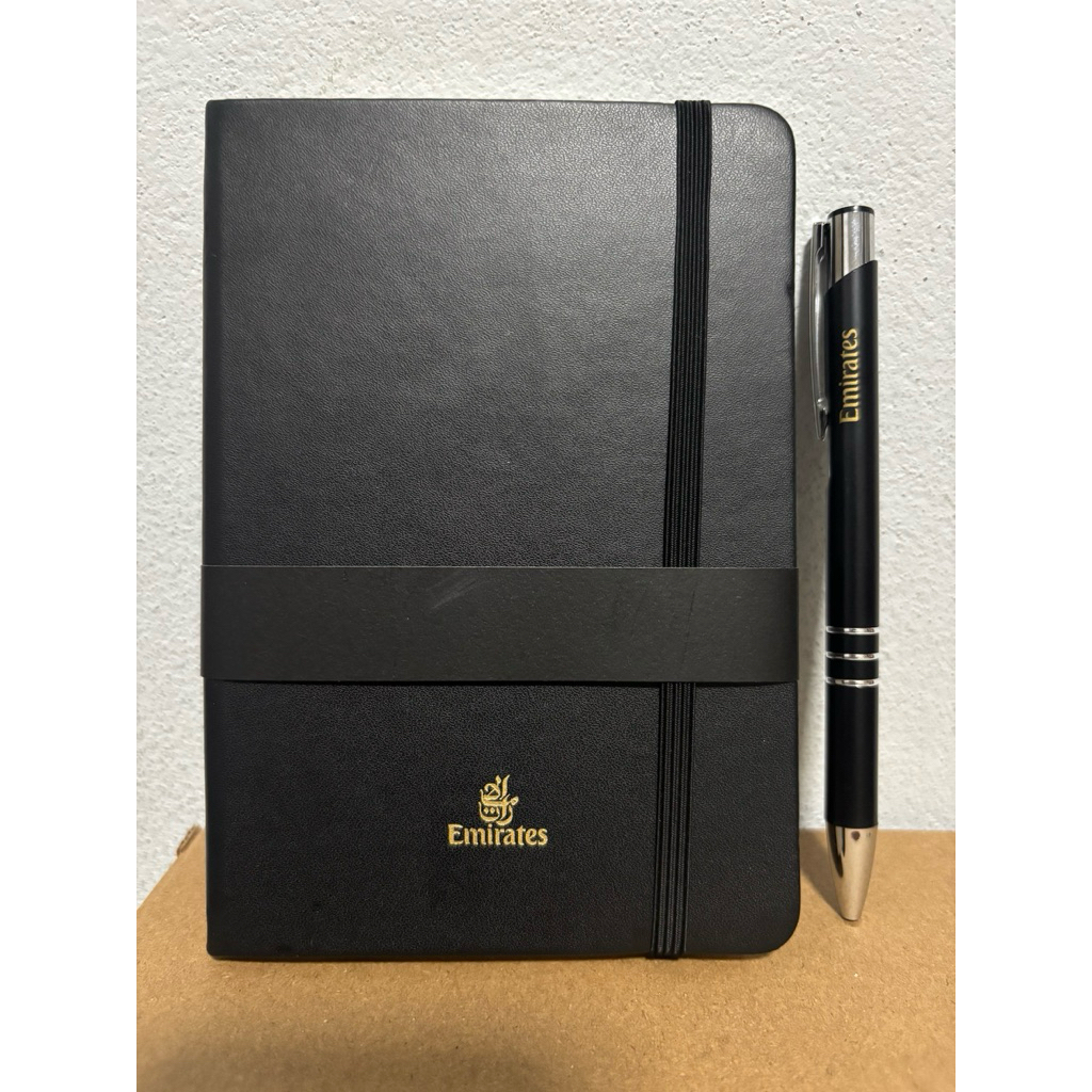 สมุดโน๊ต สายการบิน Emirates+ปากกา Emirates