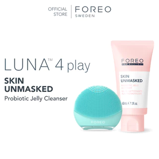 FOREO LUNA 4 play & Skin Unmasked Probiotic Jelly Cleanser เซทเครื่องล้างหน้า LUNA 4 play พร้อมโฟมล้างหน้าเนื้อเจล