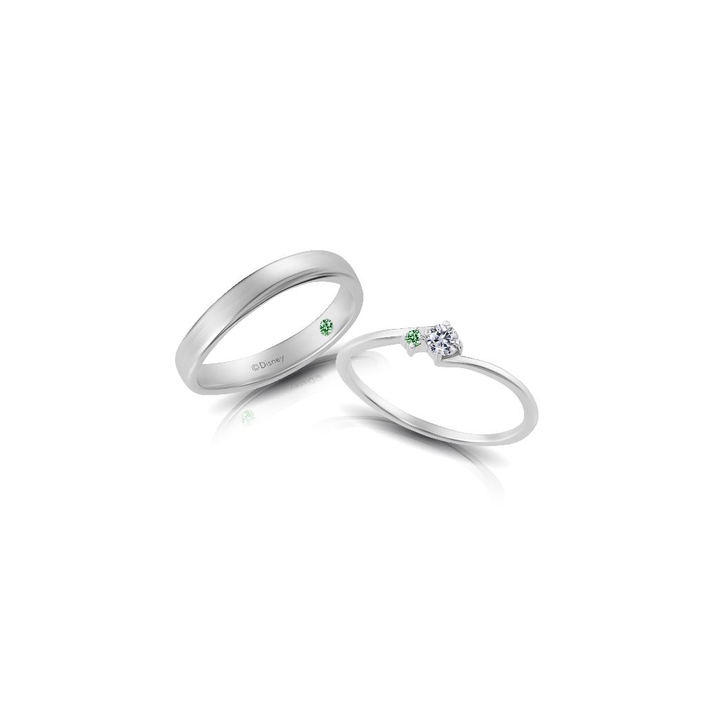 RAVIPA | Disney Princess Ariel & Prince Eric Couple Ring – แหวน ราคา ถูกที่สุด ดีลบีเคเค แกลเลอรีภาพที่ 2