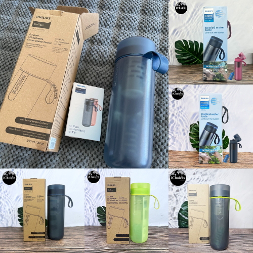GoZero Hydration Bottle + GoZero Adventure Fitness AWP2722GRO/37 ขวดน้ำ แบบบีบได้ + ไส้กรอง