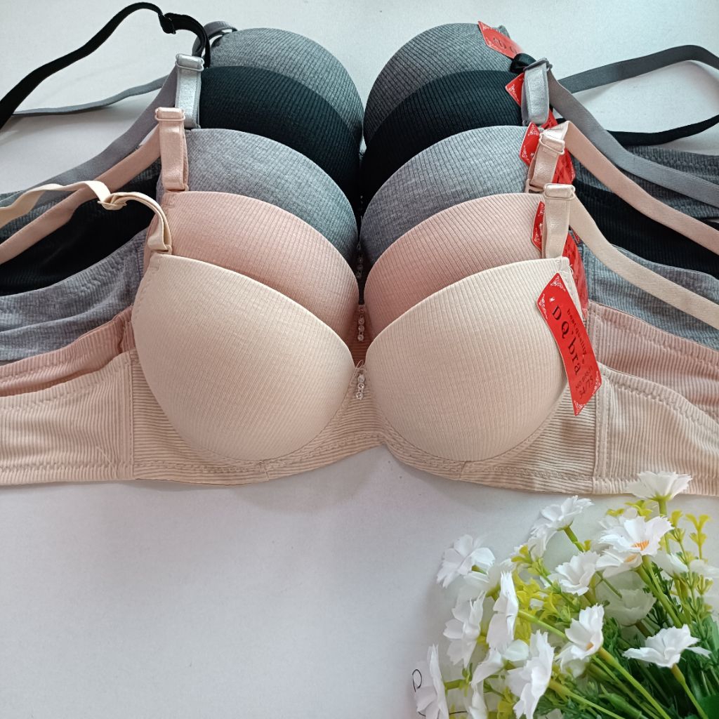 (B6531)มีโครงดันทรง ฟองน้ำหนา 2 เซน ขนาดเต้าเล็กอกเล็ก คัพA ไซร์ 32,34,36 (อกใหญ่ใส่ไม่ได้ค่ะ)