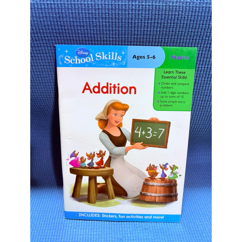 Disney School Skills Addition Ages 5-6 ไม่มีจดมือ2