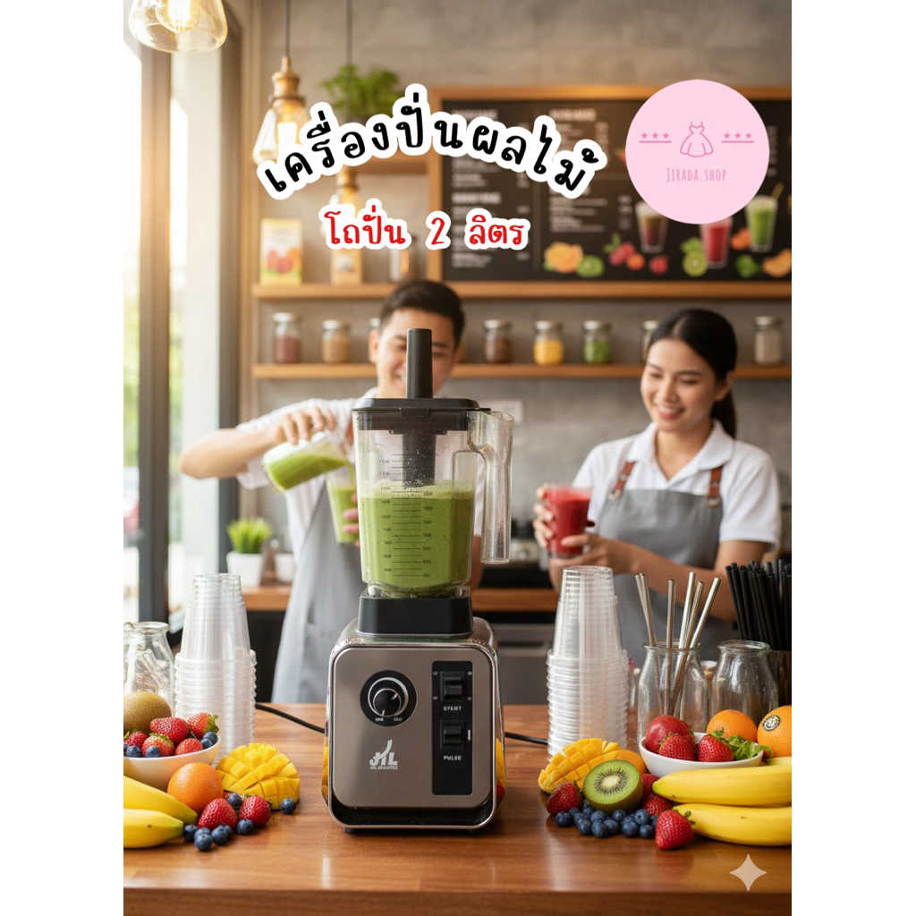 (มือ2)เครื่องปั่นน้ำผลไม้ สมูตตี้ มอเตอร์สูงพิเศษJTL