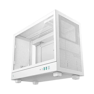 CASE DEEPCOOL ( CH160 PLUS M-ATX ) BLACK / WHITE [ M-ATX ]