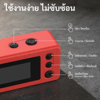 GOOJODQO กล้องนิ้วโป้ง พกพาสะดวก Mini Camera กล้องขนาดเล็ก Action Camera พวงกุญแจ กล้องสำหรับเด็ก