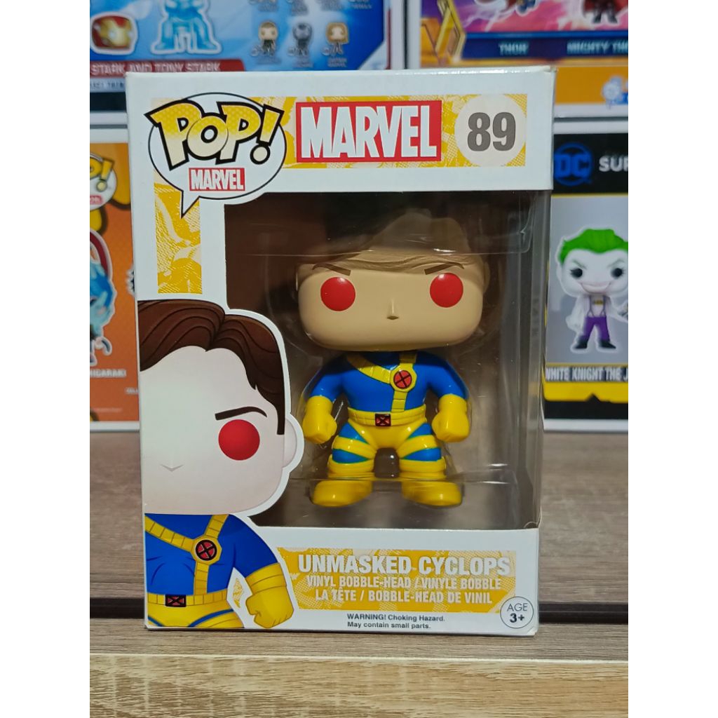 Funko Pop! : Marvel - Unmasked Cyclops [ กล่องสินค้า - 8/10 ]