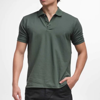 era-won เสื้อโปโล แขนสั้น ทรงสลิม Polo Shirt สี Tony Green