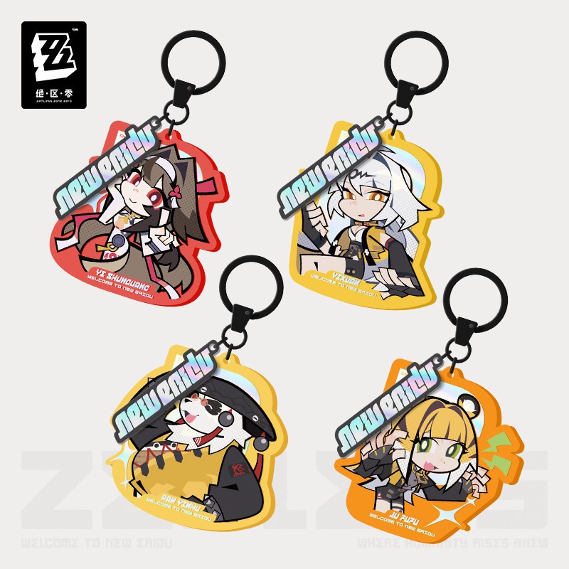 [ พร้อมส่ง / Official ] Zenless Zone Zero Q version Keychain - Yunkui Summit ZZZ พวงกุญแจ Q Yixuan J