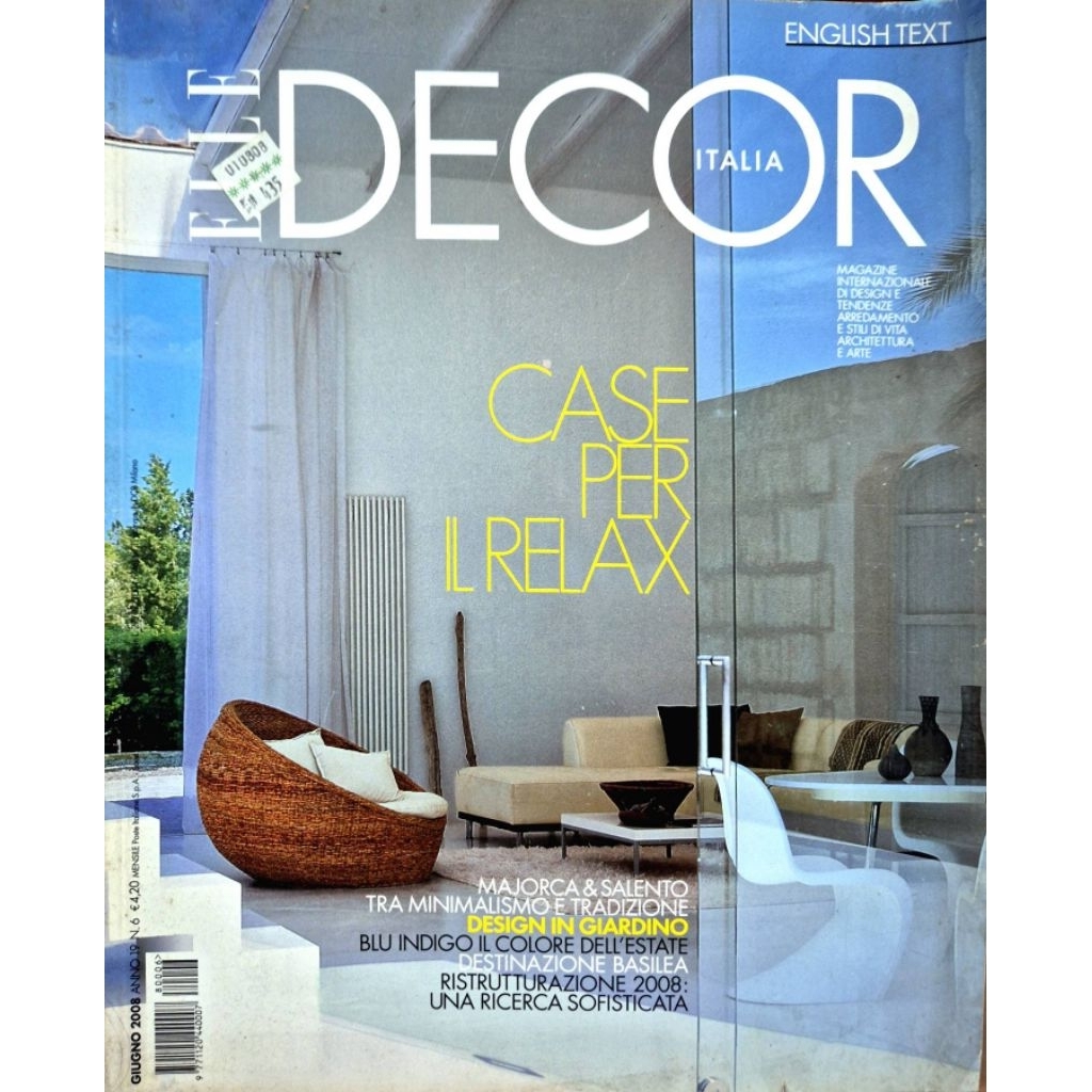 ELLE DECOR ITALIA MAGAZINE INTERNAZIONALE   h85