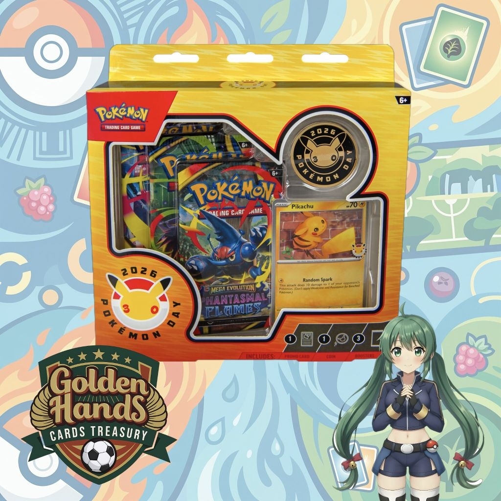 (เปิดพรีของใหม่!ประมาณ 20 วันได้รับของ!) Pokemon Day 2026 Collection [ENG] การ์ดเกมโปเกม่อน ชุดพิเศษฉลองครบรอบ 30 ปี