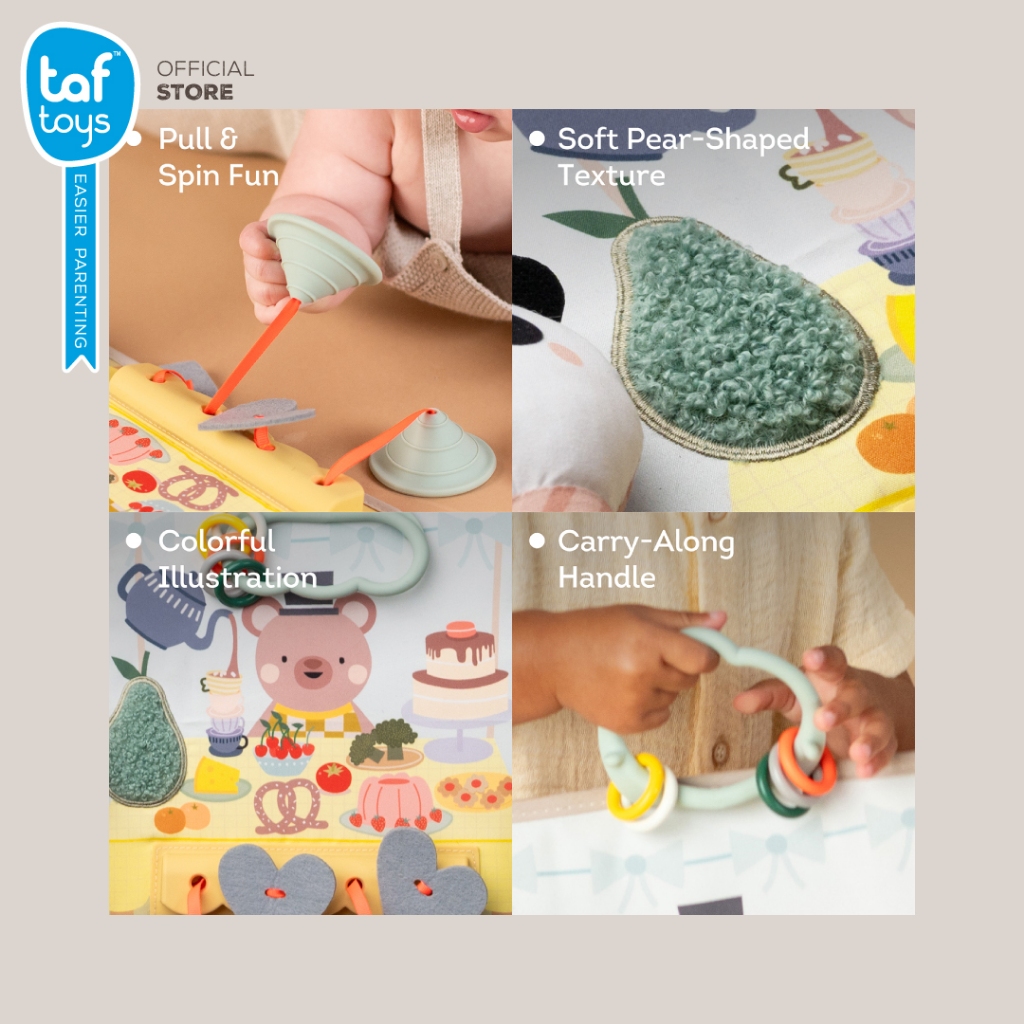 Taf Toys กระดานกิจกรรมเสริมพัฒนาการ Peek, Pop & Play Station ของเล่น เสริมพัฒนาการ 6 เดือน ขึ้นไป รูปที่ 5