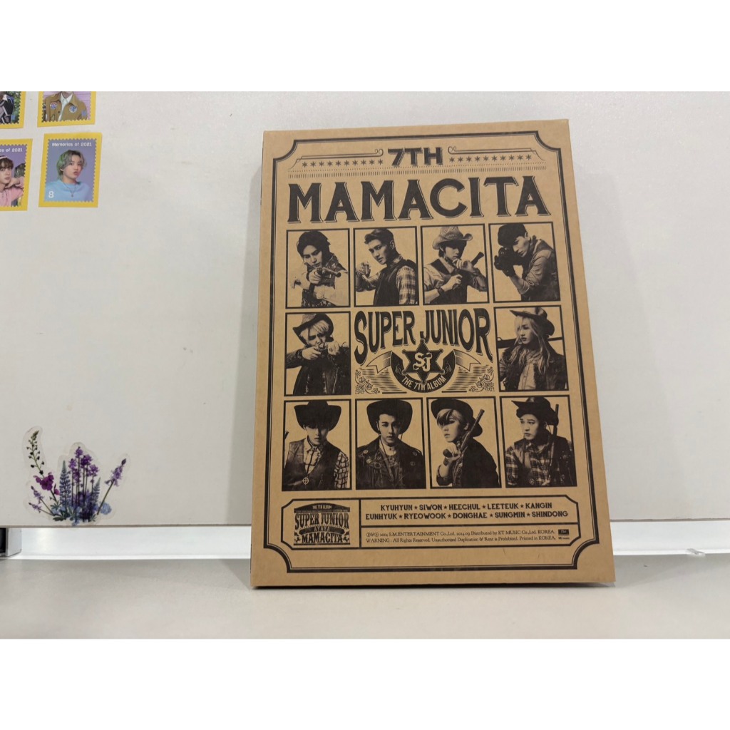 1 CD MUSIC  ซีดีเพลงเกาหลี   Super Junior - 7th Album / MAMACITA (B ver)   (Z3E98)