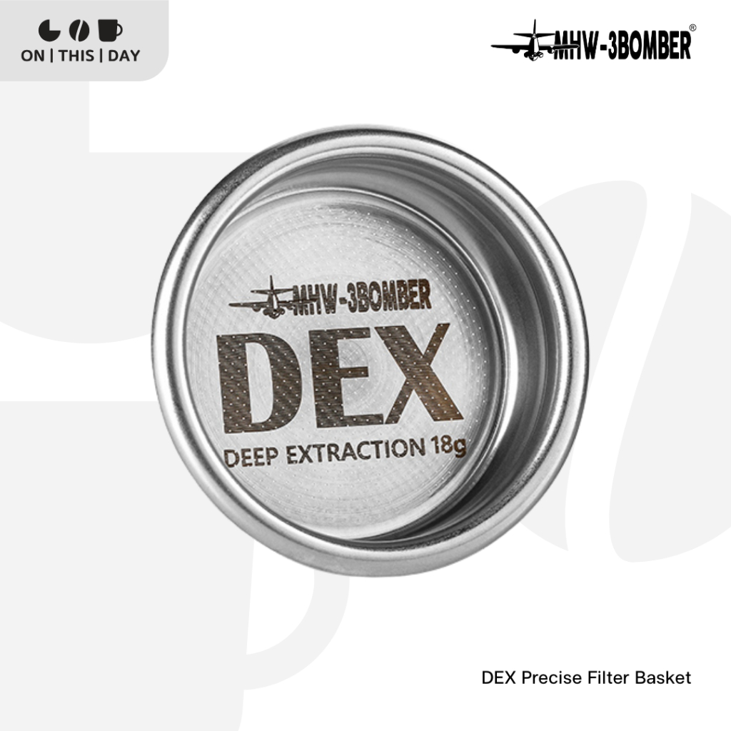 MHW-3BOMBER DEX Precise Filter Basket ตะแกรงชงกาแฟ ขนาด 58.5 mm