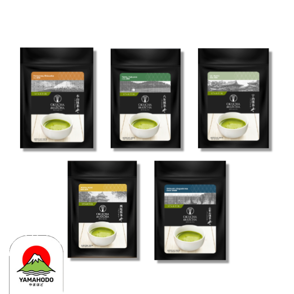 มัทฉะชาเขียว เกรด starter นำเข้าญี่ปุ่น 5 เมือง เเบรนด์ Okucha Matcha