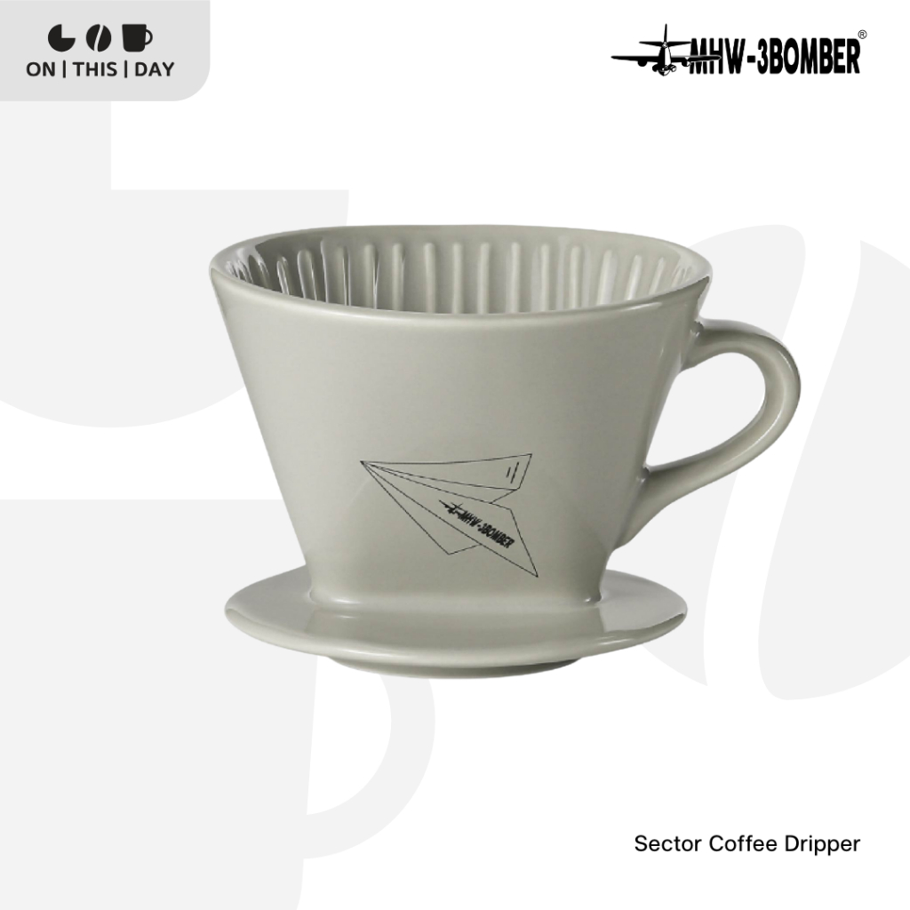 MHW-3BOMBER Sector Coffee Dripper ดริปเปอร์กาแฟ ทรงคางหมู ขนาด 101