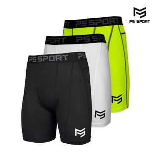 กางเกงรัดกล้ามเนื้อ PRO ขาสั้น PS SPORT มีให้เลือก 3 สี ออกกำลังกาย กีฬาฟุตบอล บาส วิ่ง ว่ายนํ้า