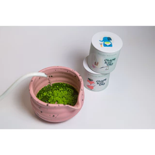 Chang Kin Cha ช้างกินชา - Kitsune Matcha ผงมัทฉะจากญี่ปุ่น (Ceremonial Grade) น้ำหนัก 40 กรัม