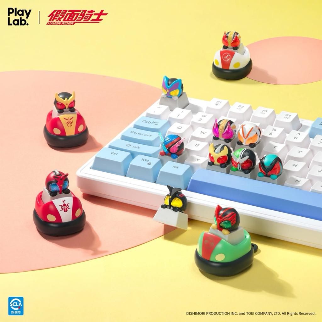 💥สินค้าพร้อมส่งจาก กทม💥 กล่องสุ่ม PlayLab Kamen Rider Keycap-Pendant สินค้าลิขสิทธิ์แท้ 💯