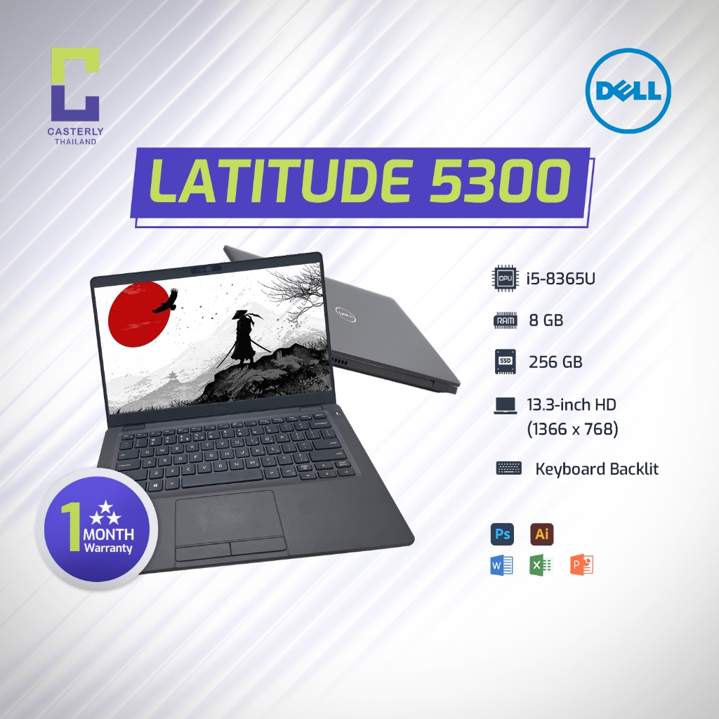 [2nd Hand] Dell Latitude 5300 — Core i5‑8365U / 8GB / 256GB / 13.3” HD
