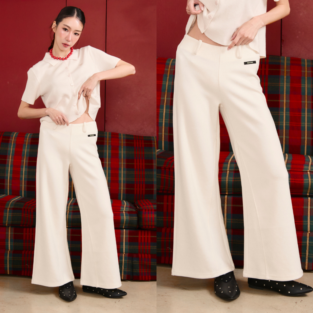 Bemingpants081(XS-4XL)-Wide Pants - กางเกงขายาวไอเทมที่หยิบมาใส่ได้บ่อย - รูปที่ 2