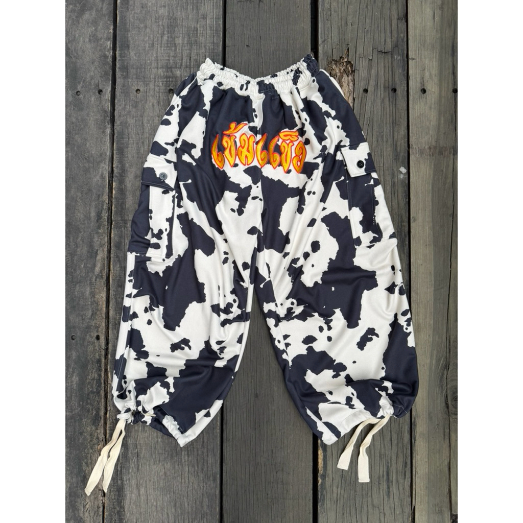 เข้มแข็ง Khemkhaeng M65 Cow Pants Black “สีดำ“